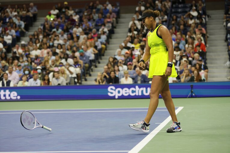 自身の不調に苛立ちを見せる場面も多かった　©Hiromasa Mano