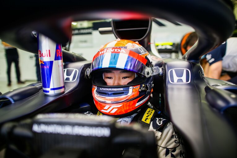 アルファタウリ・ホンダからデビューする角田裕毅。テスト2番手の成績に期待が高まる　©Getty Images