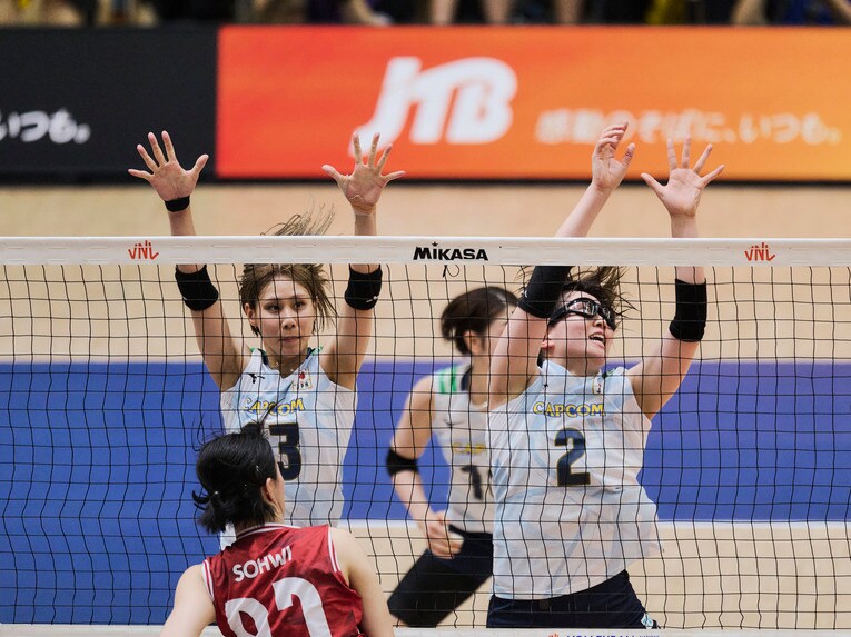 バレーボールネーションズリーグ 韓国戦　©︎Yuki Suenaga