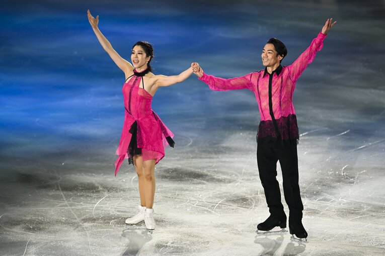 26日のメダリスト・オン・アイスでのエキシビションプログラム「love　goes」　©Asami Enomoto