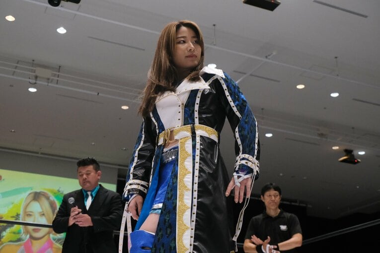 スターダムの大学生レスラー・妃南　©Norihiro Hashimoto