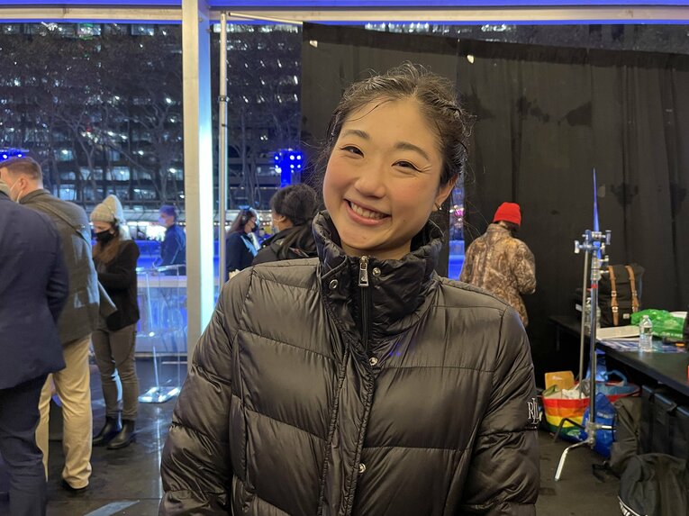 2021年、クリスマスツリー点灯式にて　©Akiko Tamura