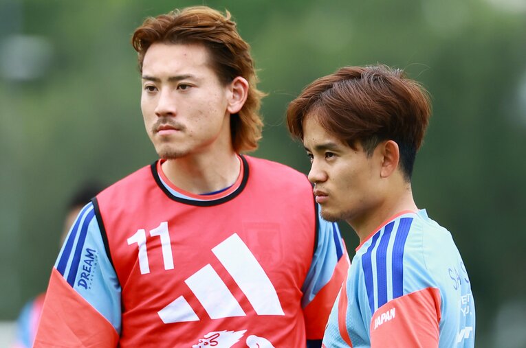 W杯日本代表として戦った瀬古歩夢。25年夏のルアーブル移籍の際、久保建英からの助言もあったという ／ photograph by JFA/AFLO