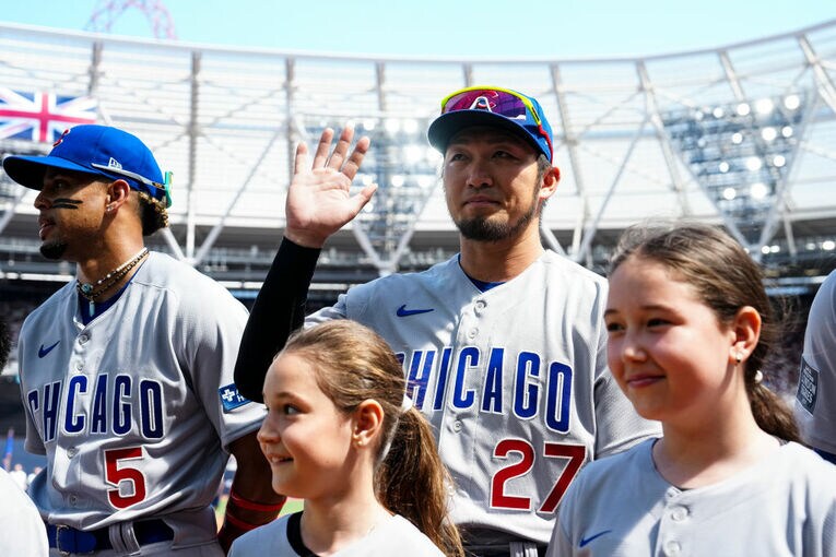 鈴木誠也はロンドン開催での試合でもプレー　©Getty Images