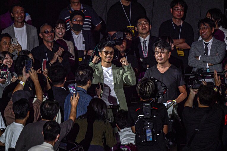 井上尚弥vs.ムロジョン・アフマダリエフ。9月14日、IGアリーナ　©Takuya Sugiyama