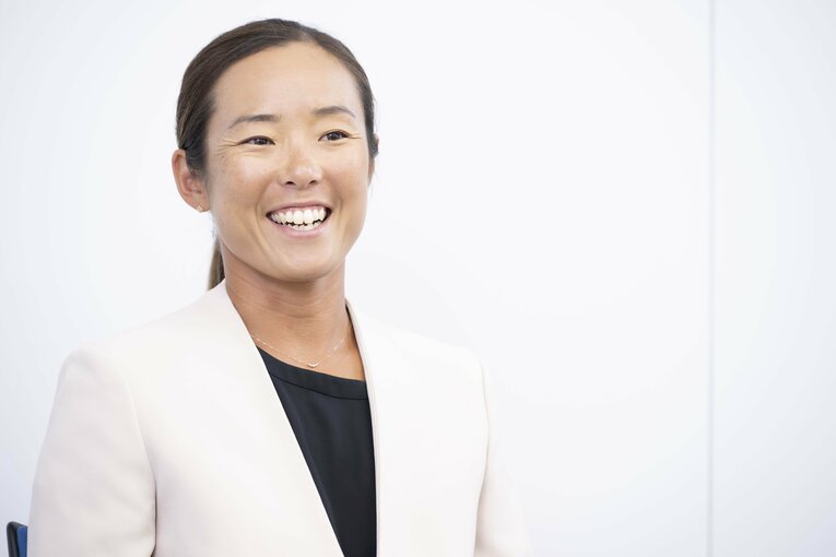 日本代表として東京五輪に出場し、現在は選手会長も務める村上めぐみさん　©Asami Enomoto