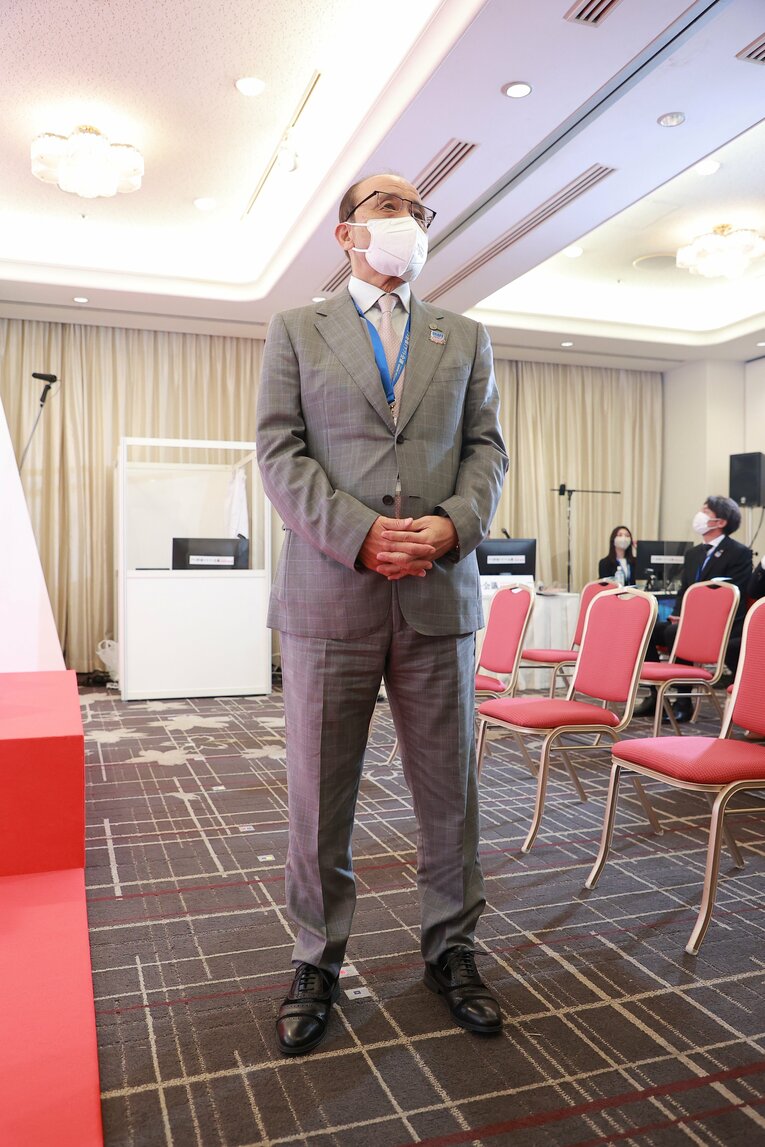 2022年ドラフト会議／阪神・岡田彰布監督　©︎JMPA