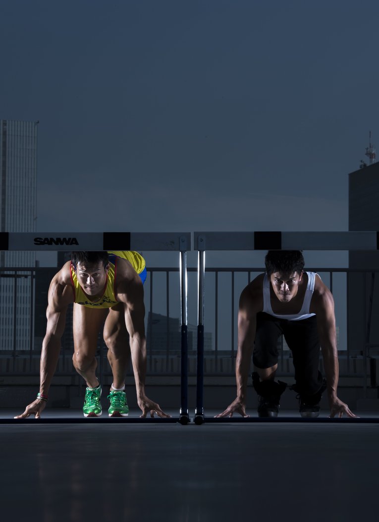 Number Doにて武井壮さんと対談（2014年）©Takuya Sugiyama