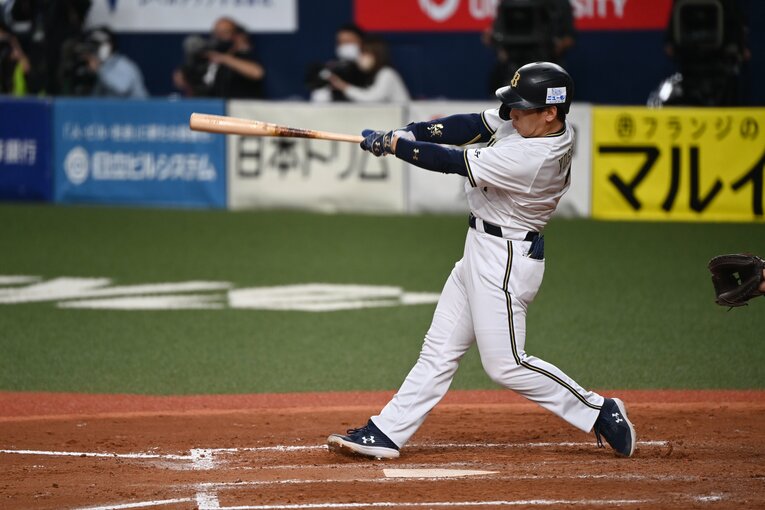 日本シリーズ第5戦、サヨナラホームランの瞬間　©︎Naoya Sanuki