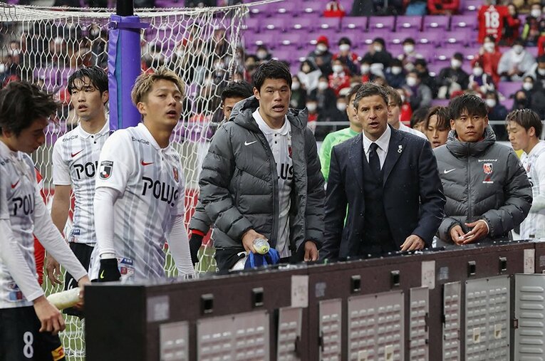 京都との開幕戦はスリリングな内容だった。しかし1敗したという事実を浦和はどう受け止め、今後につなげるか ／ photograph by Kyodo News