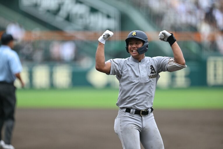 青森山田の吉川勇大。たくましい腕っぷしだ　©Hideki Sugiyama