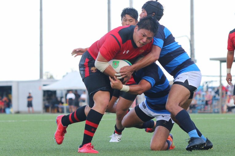 帝京大時代の野田響　©︎Teikyo sports