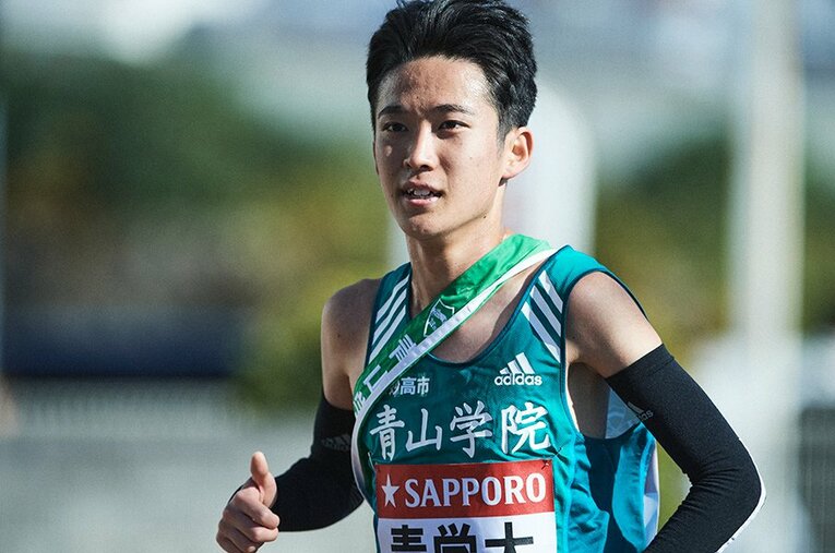 青学大・佐藤一生 ／ photograph by Yuki Suenaga