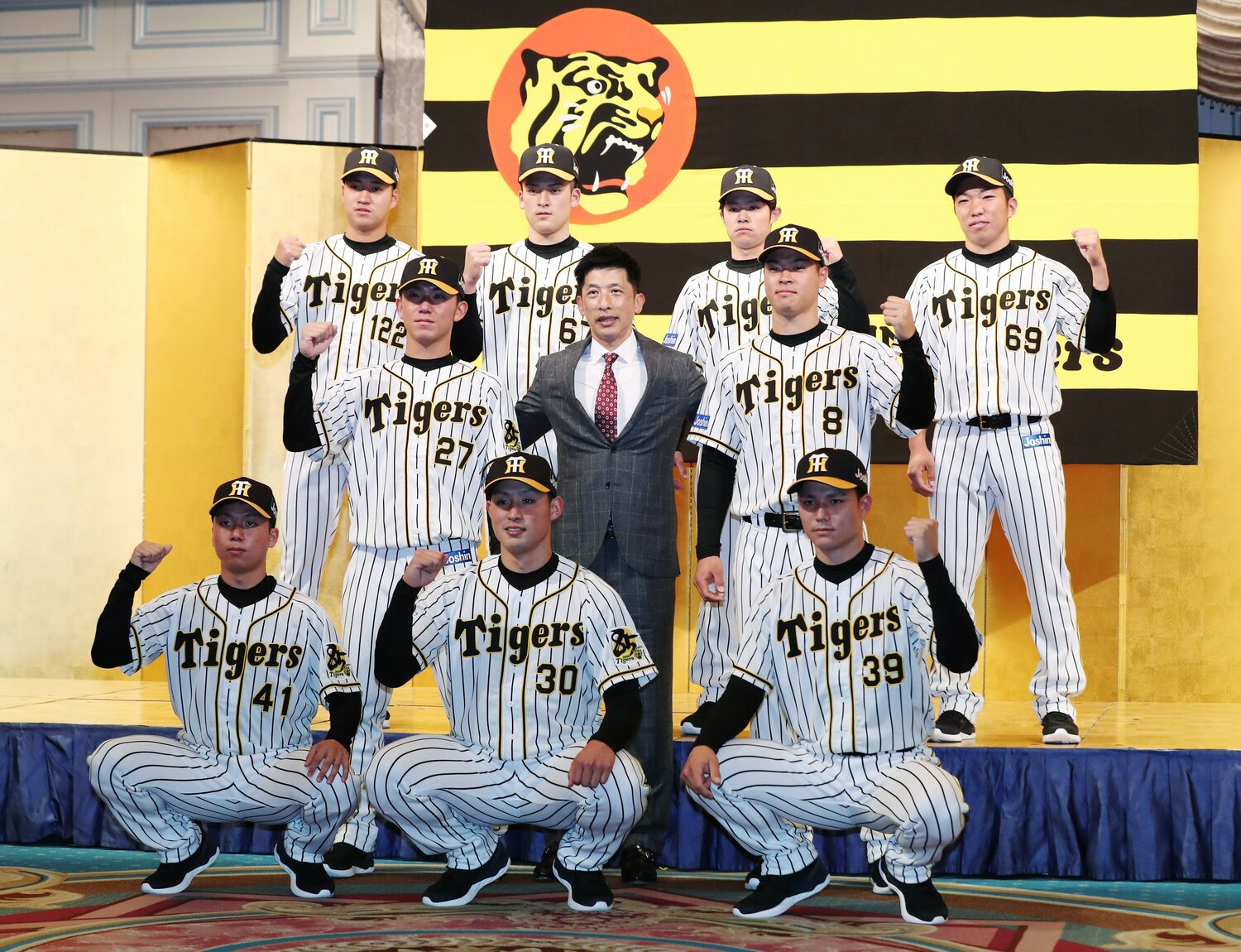 競合の末、佐藤輝明を引き当てた2020年ドラフト。下位指名の選手たちも主軸として定着している　©︎JIJI PRESS