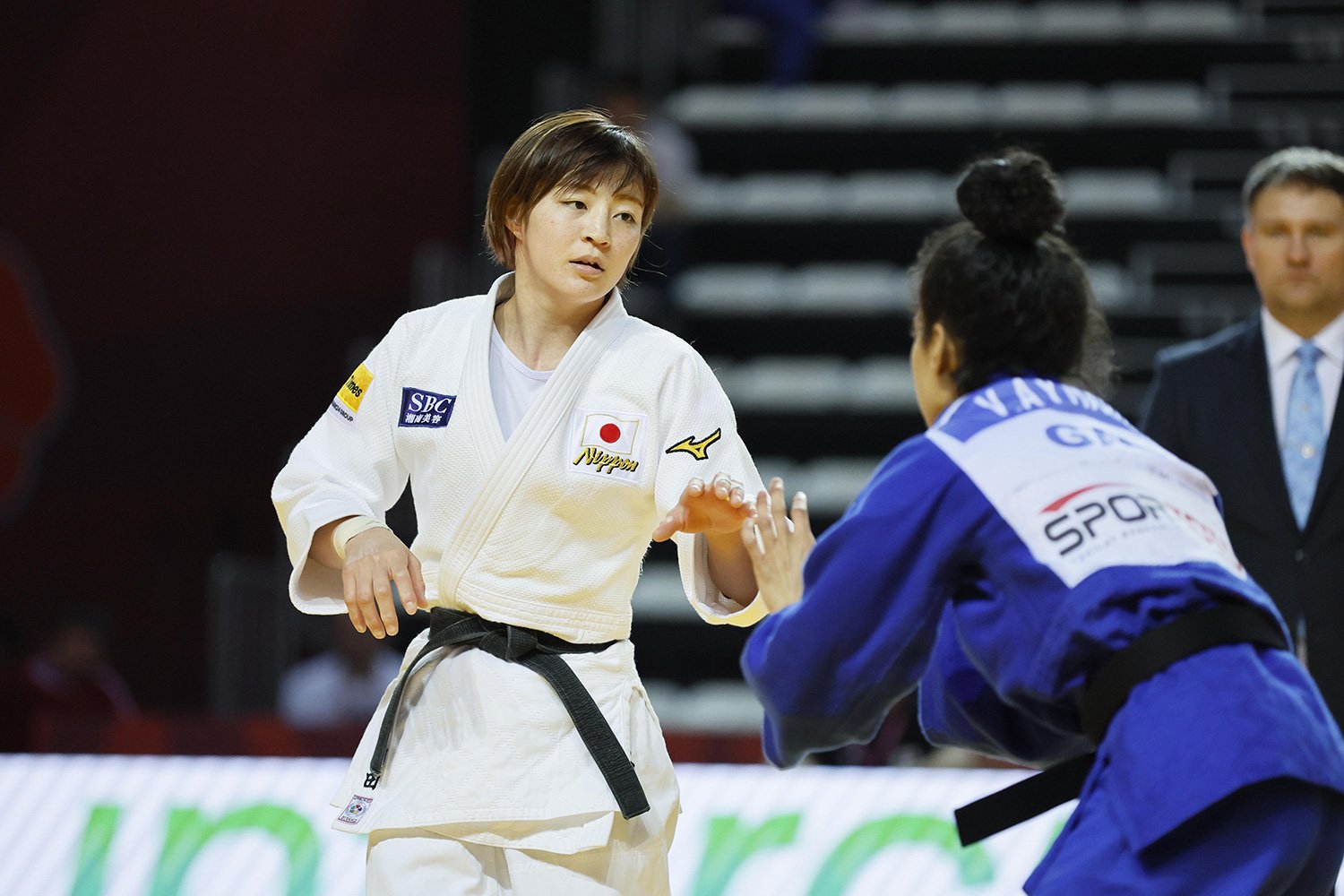 今年3月にトルコで開催された柔道グランドスラムでも優勝した角田　©AFLO