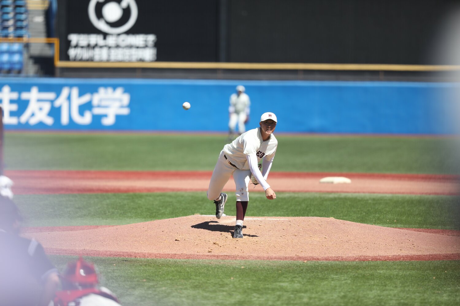 西垣もこの秋に好投を見せた ©Waseda Sports