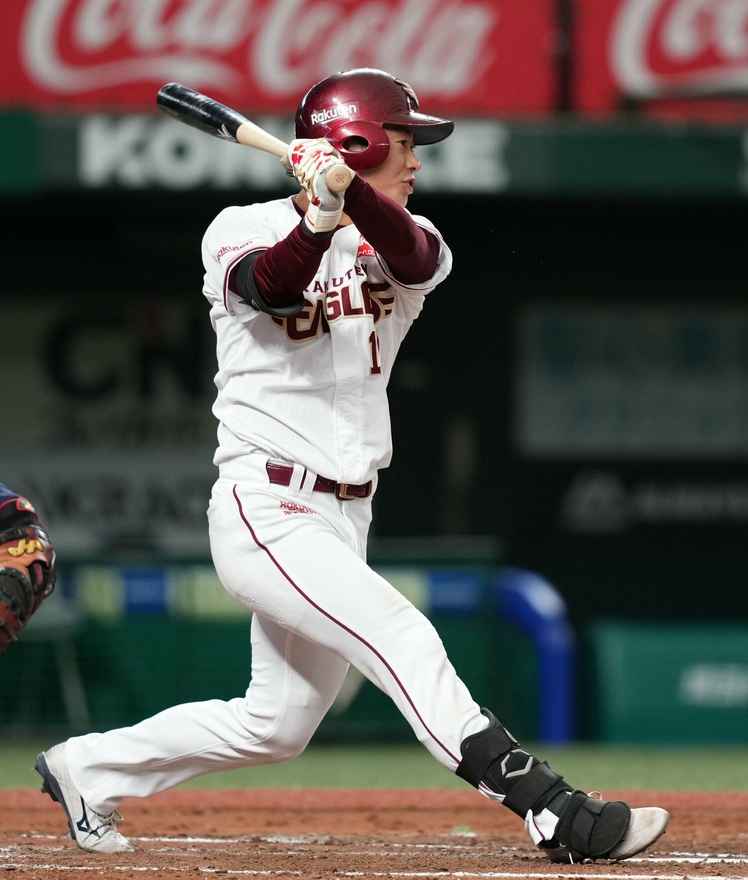 中村和希外野手（26歳、元楽天）。今季はBCリーグ（福井）でプレー。この日は6打席に立ち、3安打　©Sankei Shimbun