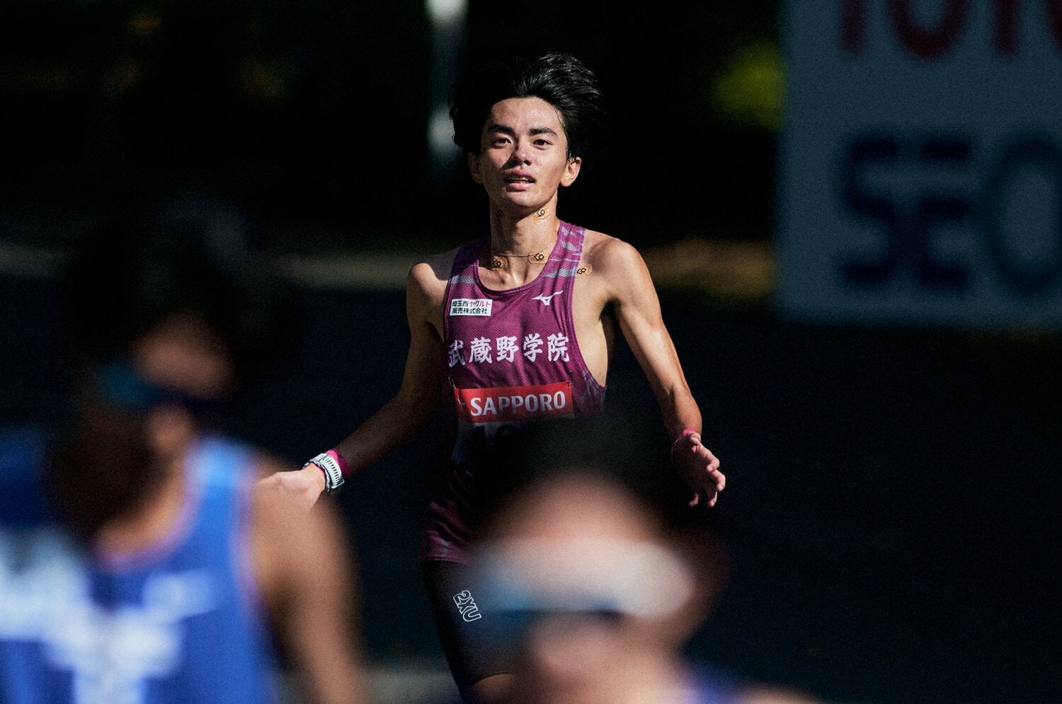 年始の箱根駅伝、学生連合チームの10区で好走した日本人エースの佐野は全体16位 ©Yuki Suenaga