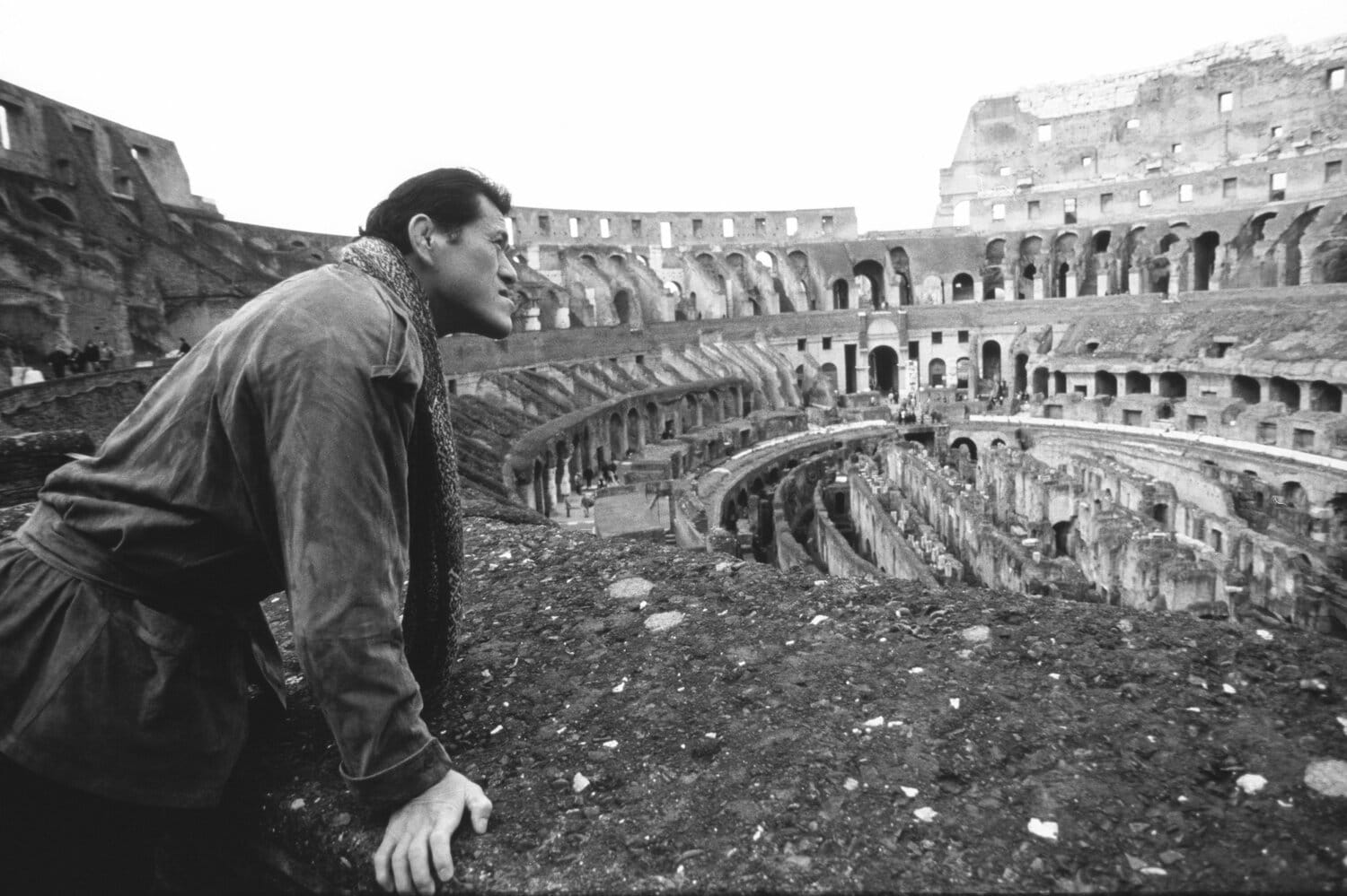 1988年、イタリア・ローマのコロッセオで