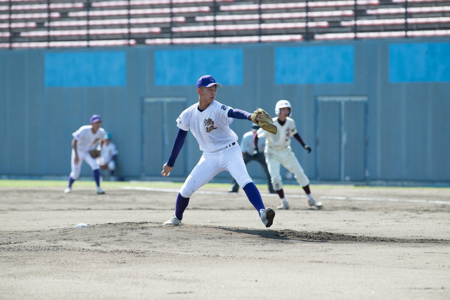 以前の山口県鴻城のユニフォーム。清水が総監督に就任する2024年から刷新された ©Kota Inoue
