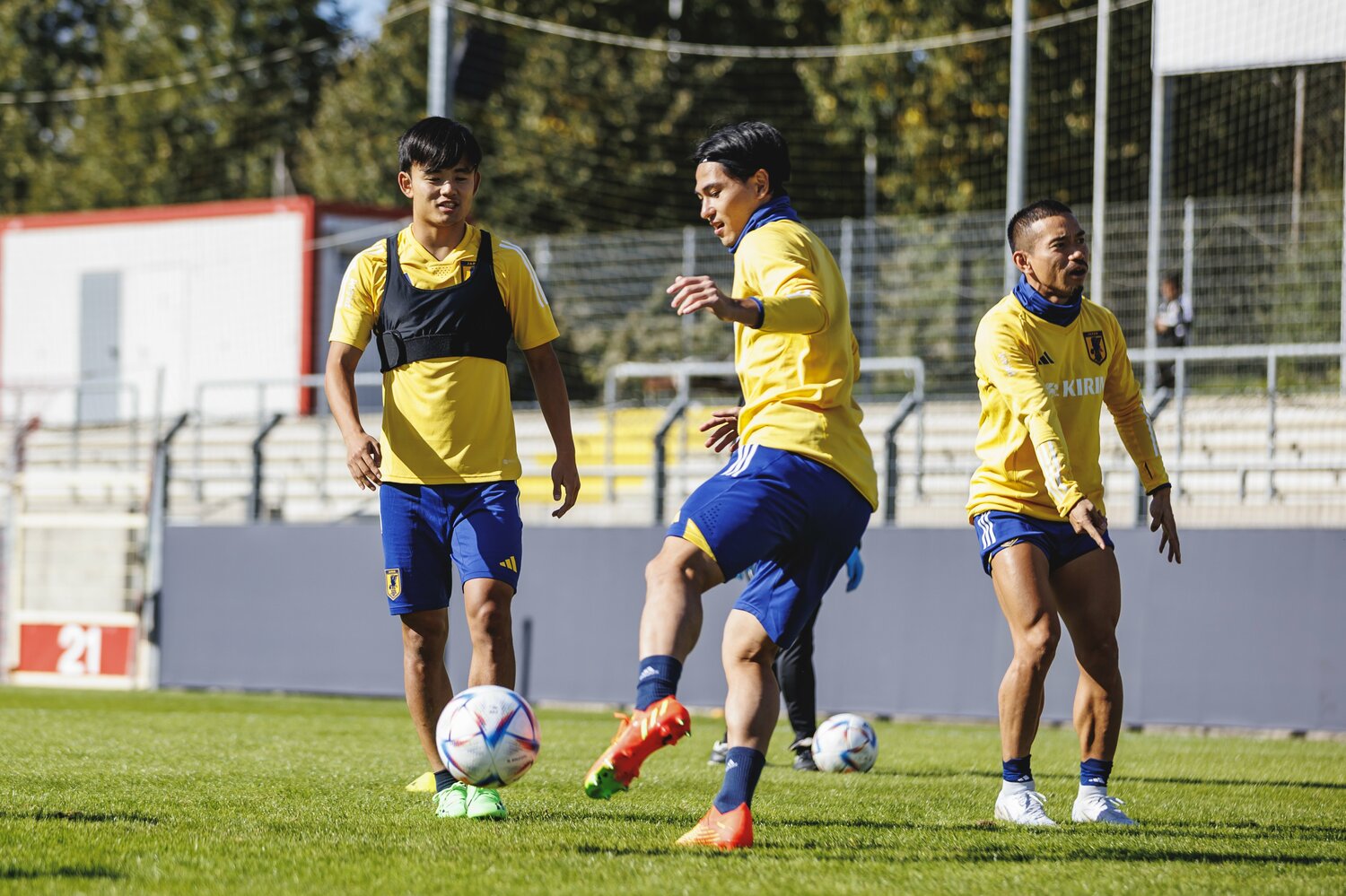 9月23日のアメリカ戦では久保建英が左MFで先発した　©Kiichi Matsumoto