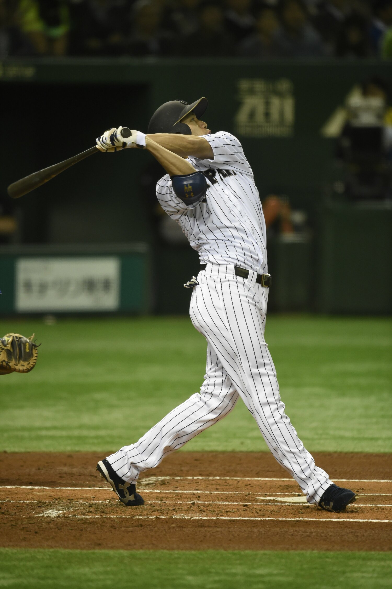 侍ジャパンでの柳田（2014年撮影）©Naoya Sanuki