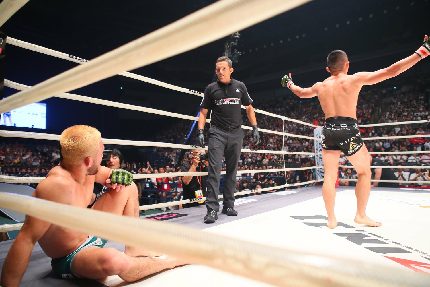 堀口恭司とは2018年7月の『RIZIN.11』で約5年ぶりに再戦。判定0-3で完敗を喫した　©RIZIN FF