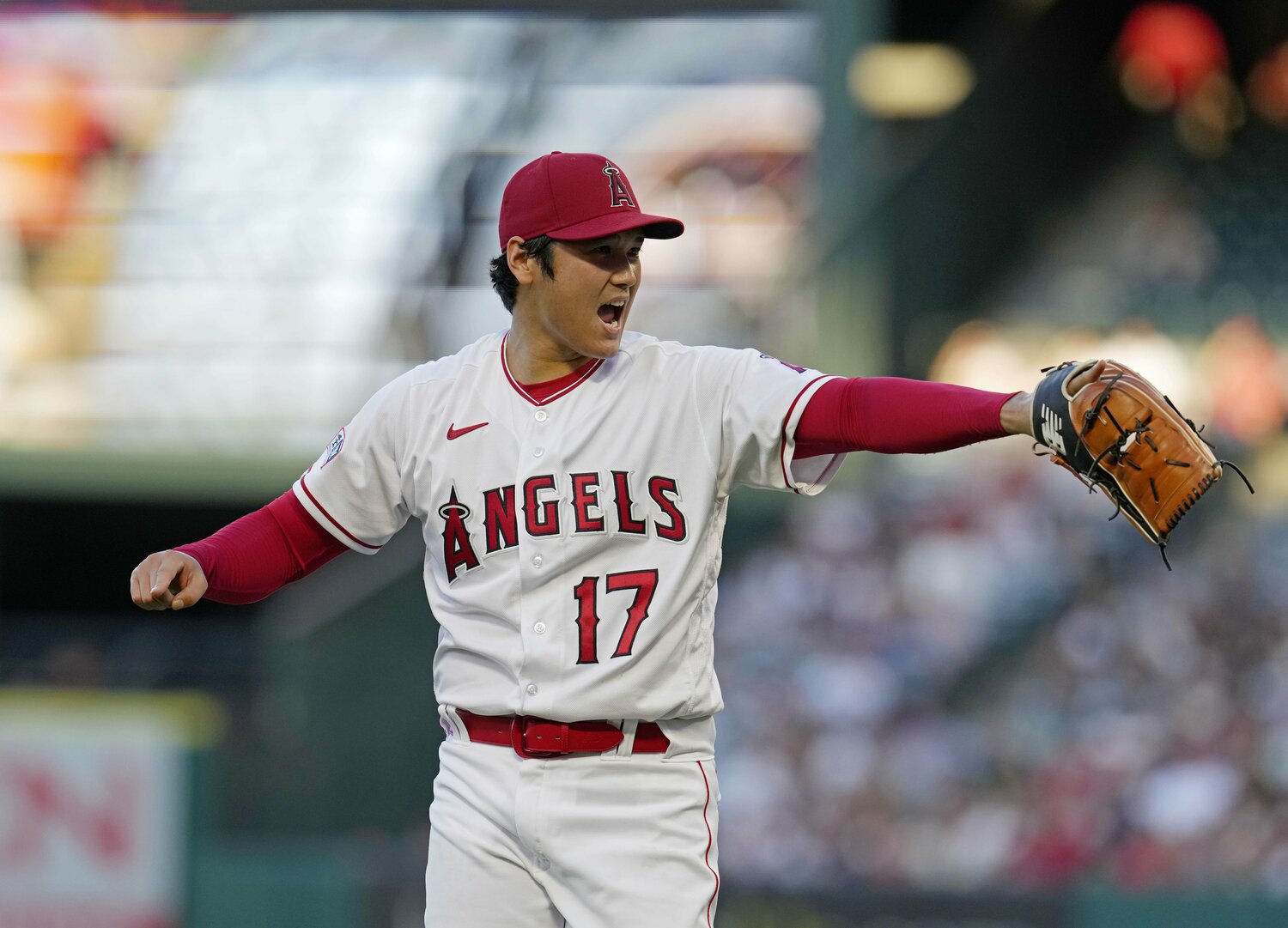 59球で降板となった8月3日のマリナーズ戦　©Getty Images