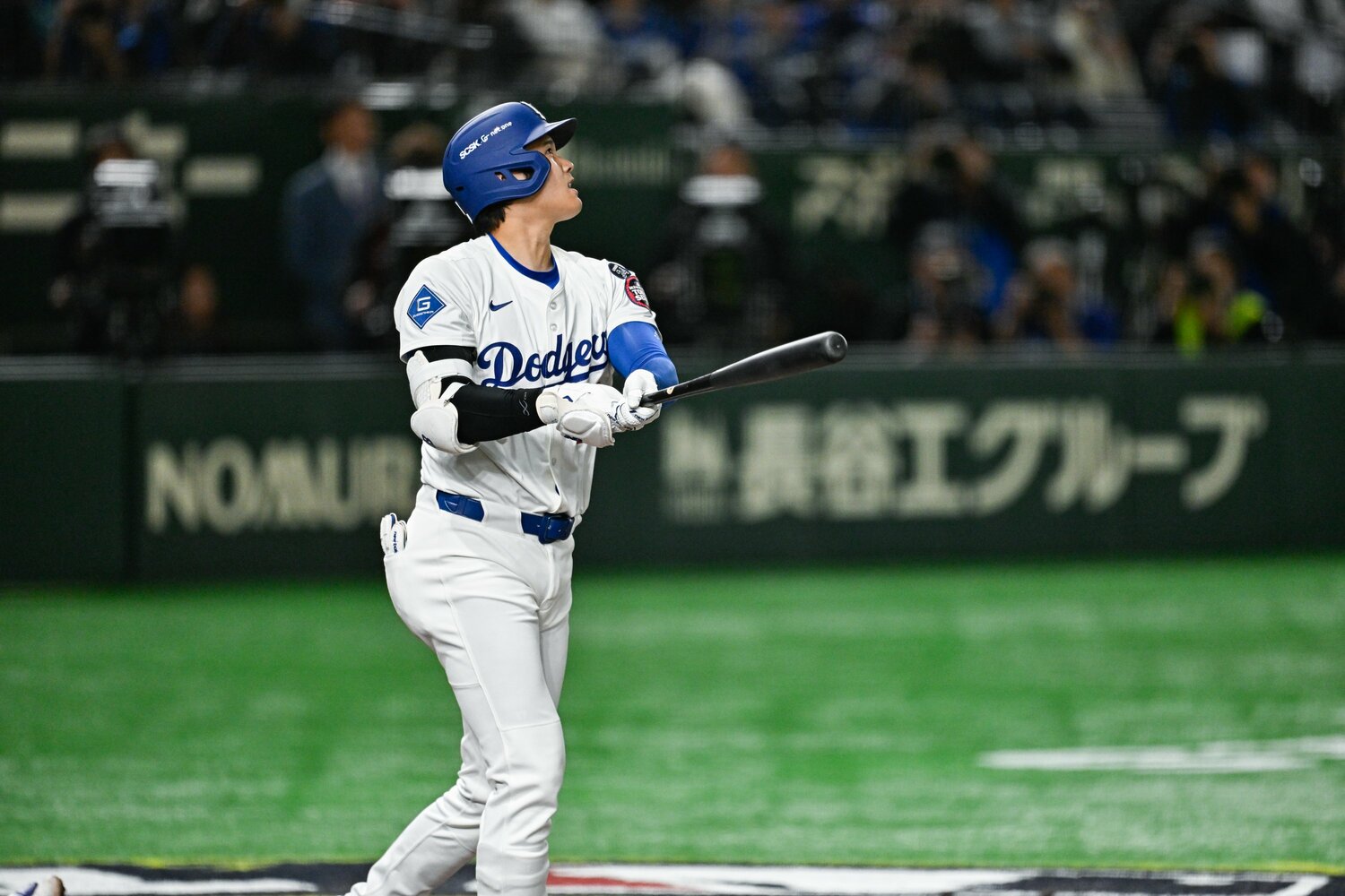 開幕2戦目で2025年の第1号を放った大谷翔平　©Nanae Suzuki