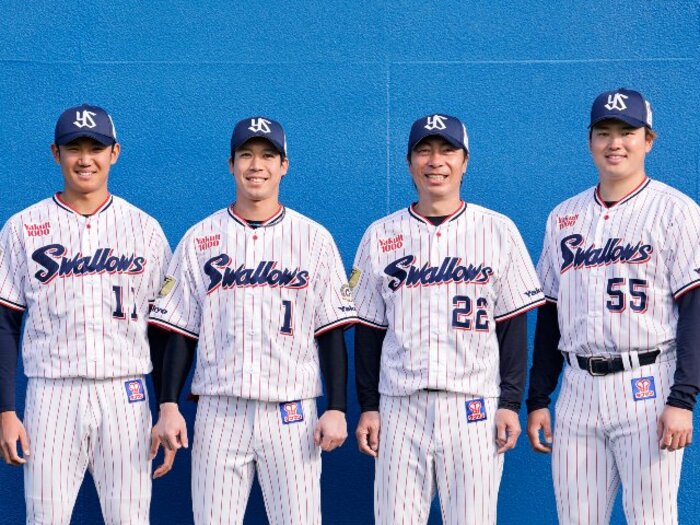 他球団の主力選手から告白された「ヤクルトに移籍したい…」スワローズが“業界内”で愛される理由が一瞬で分かる7人の集合写真<Number Web> photograph by Kentaro Kase