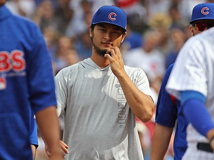 ダルビッシュの肘に起こった真実。「やっぱり、野球が好きなんやな」<Number Web> photograph by Getty Images