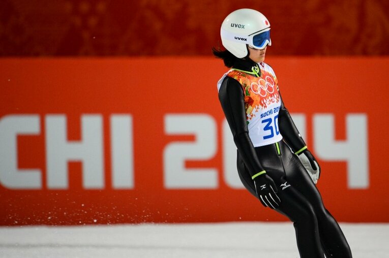 ソチ五輪時の高梨沙羅　©Asami Enomoto/JMPA