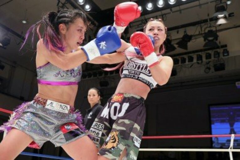 2021年10月、Krush初参戦で森川侑凜に勝利　©K-1