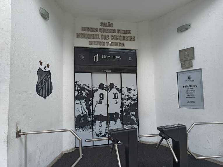 スタジアム内にあるクラブのミュージアム入口 ©Hiroaki Sawada