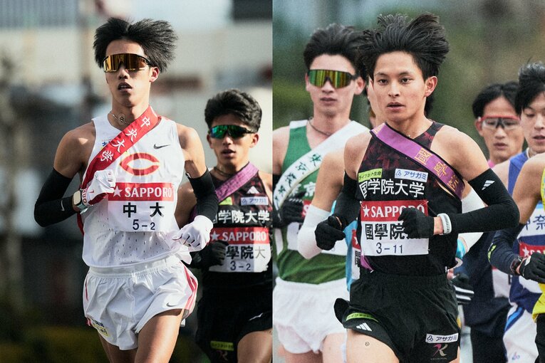 もうひと組の大関には今大会で爆走を見せた中大・溜池（左）と國學院大・青木（右）！　©Yuki Suenaga(2)