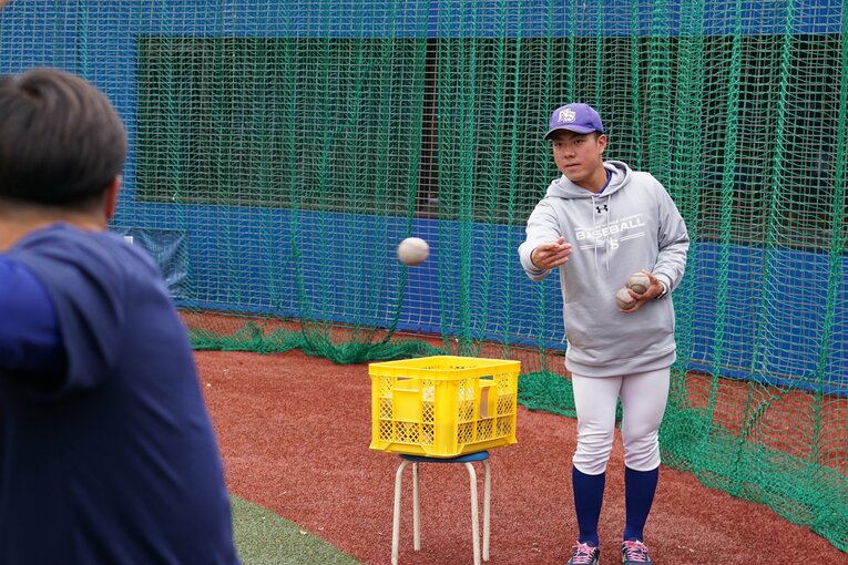 元金足農業キャプテンで現在は日体大4年の佐々木大夢　©Kei Nakamura