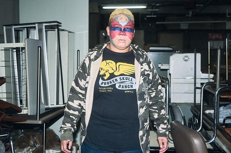 全女時代のブル中野との壮絶な過去を振り返ったアジャコング ／ photograph by Yuki Suenaga