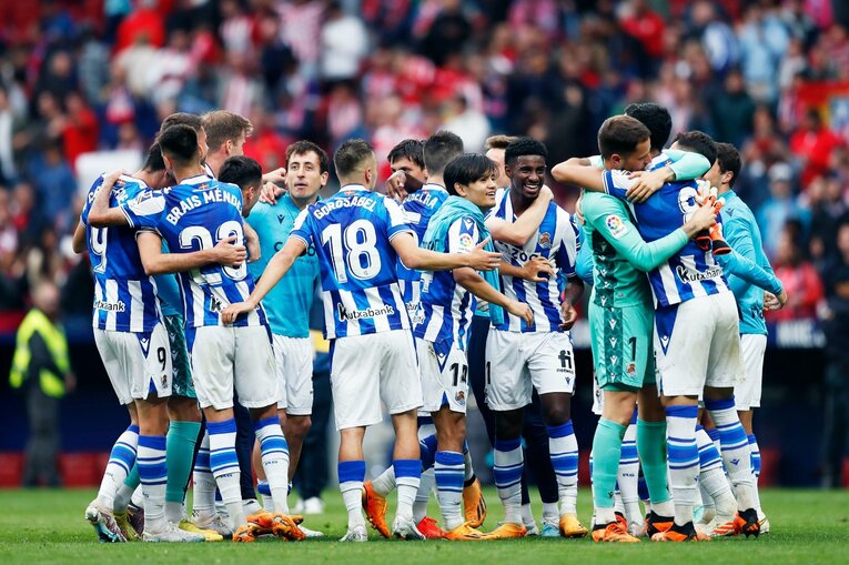 「クボを無効化する」要警戒した闘将シメオネが久保建英の技に呆然…ソシエダCL確定にカメラマンが思い出した「クボはフィットするよ」(4)