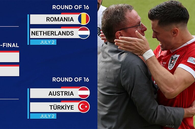 フランス、オランダを差し置いてのグループ首位通過。智将ラングニック率いるオーストリアは、なぜ台風の目になれた？ ／ photograph by Getty Images