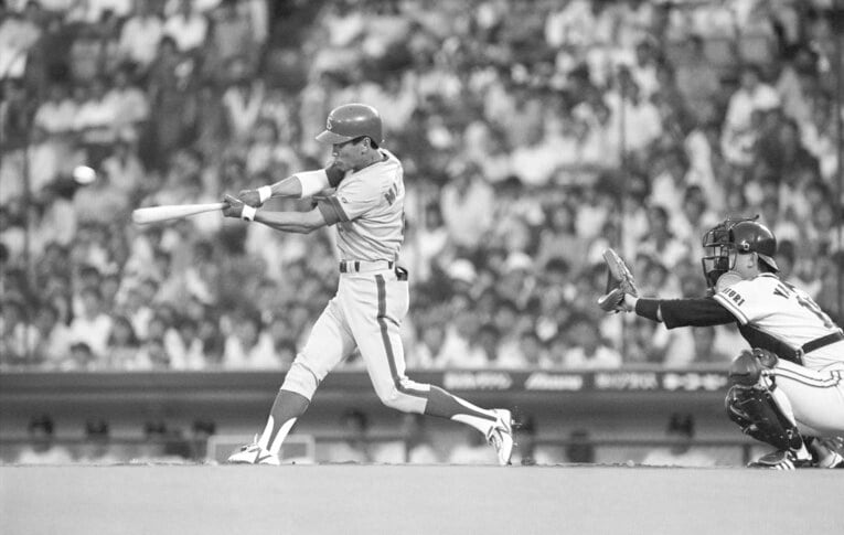 水谷新太郎の左打ちはプロ入り後に習得したものだった　©JIJI PRESS