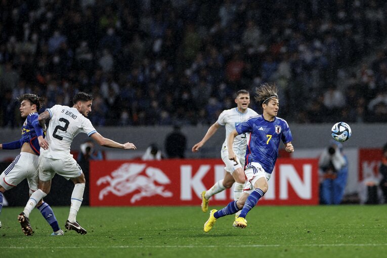 中村敬斗（LASKリンツ）©︎Kiichi Matsumoto/JMPA