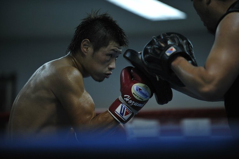 2010年9月、ブルゴス戦前のトレーニングの様子　©Takuya Sugiyama