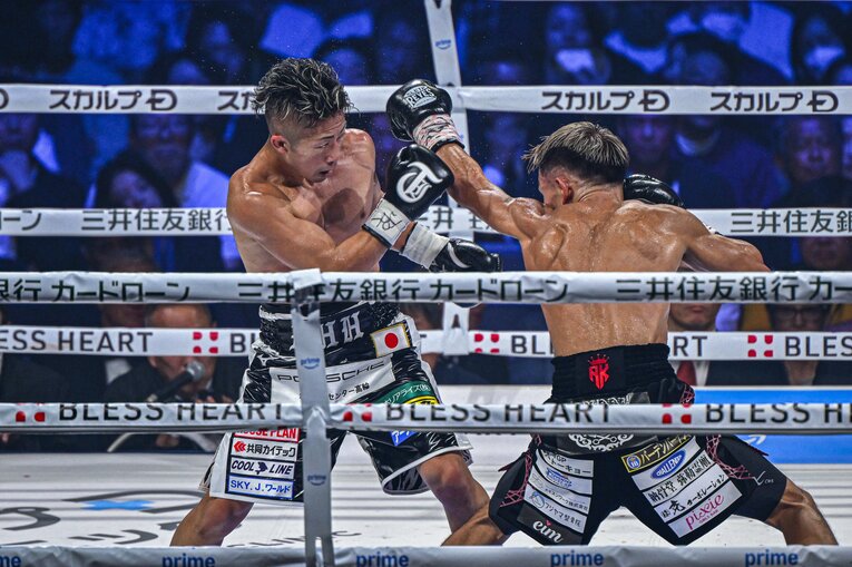 井上拓真vs.堤聖也（WBA世界バンタム級タイトルマッチ）©Takuya Sugiyama