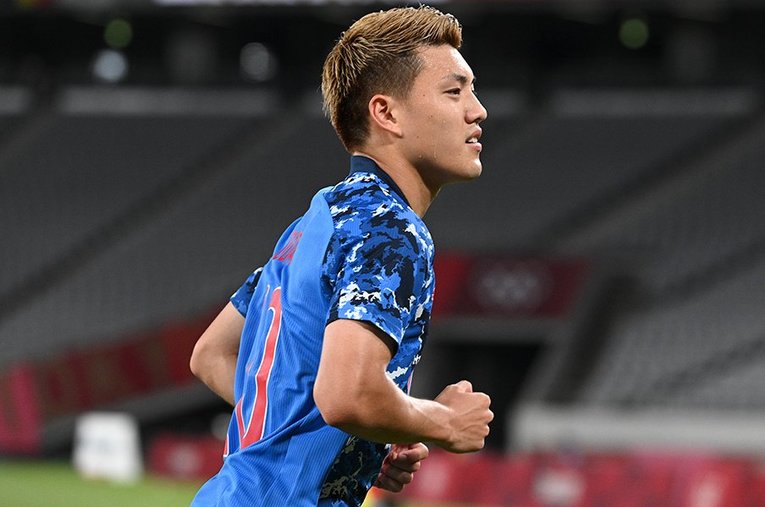 南アフリカ戦では無得点に終わった堂安律。メキシコ戦で決定的な仕事をできるか ／ photograph by Asami Enomoto/JMPA