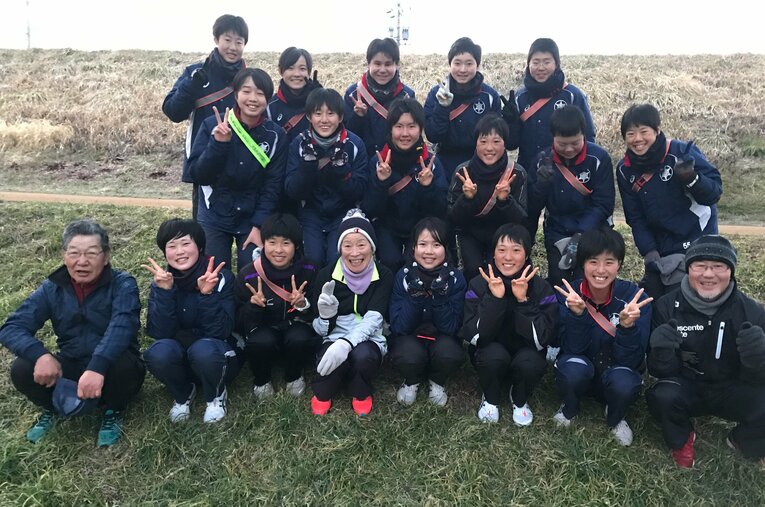 地域住民とも協力しながら部員たちでコースの整備も行っていた／取材対象者提供