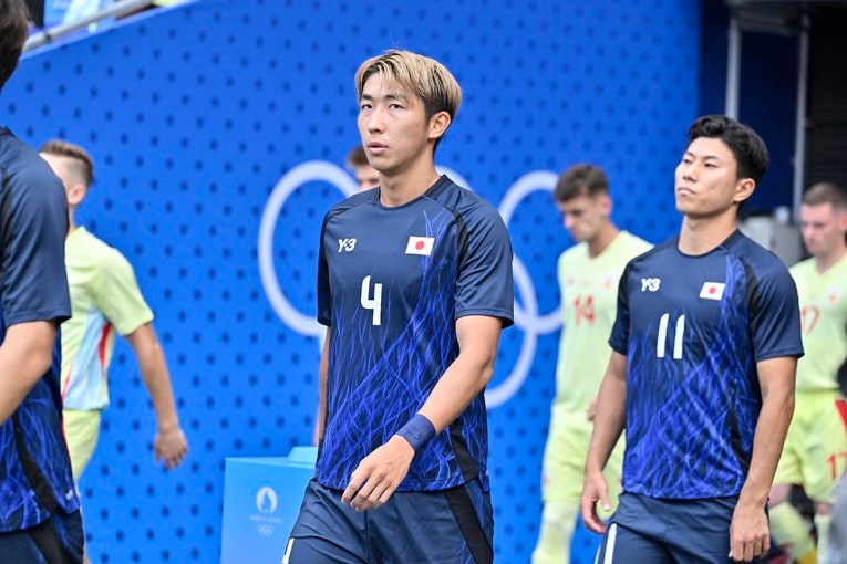 関根大輝が飛躍的に成長したと振り返るパリ五輪・スペイン戦　©Takuya Nakachi/JMPA