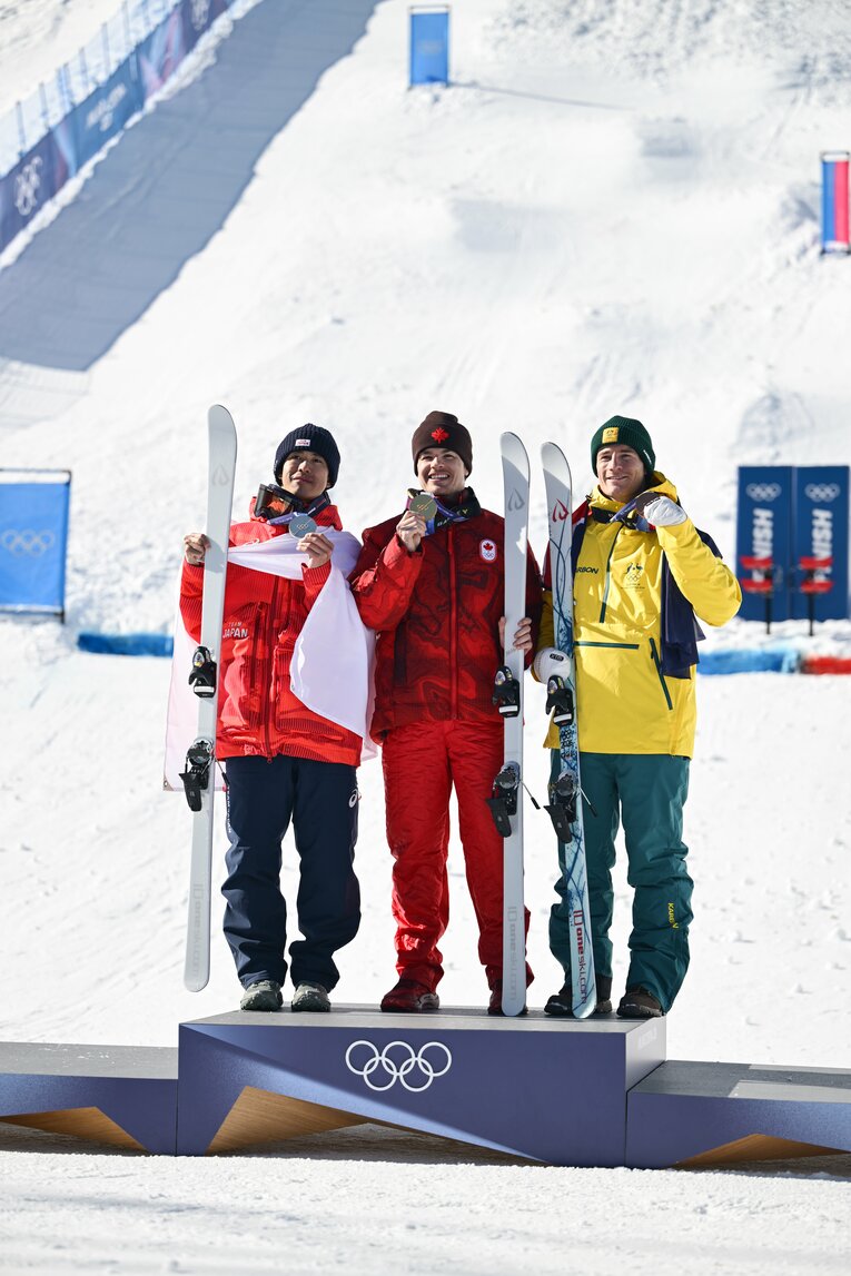 「パパ友表彰台」の3人　©Nanae Suzuki/JMPA