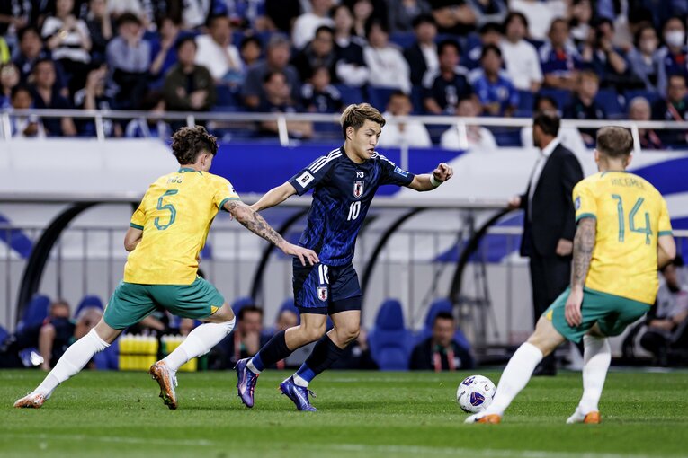 代表でもウイングバックで攻守に奮闘するケースが増えている　©Kiichi Matsumoto