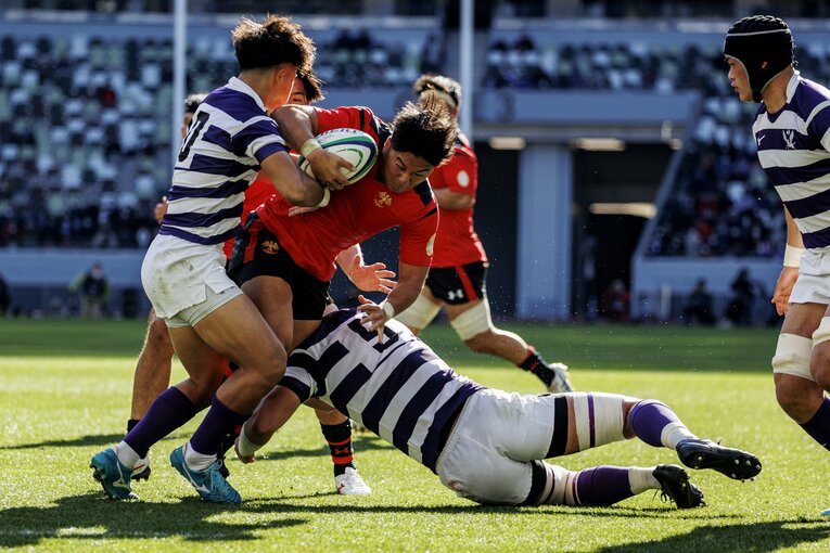 帝京大CTB押川敦治（4年＝京都成章）　©︎Kiichi Matsumoto