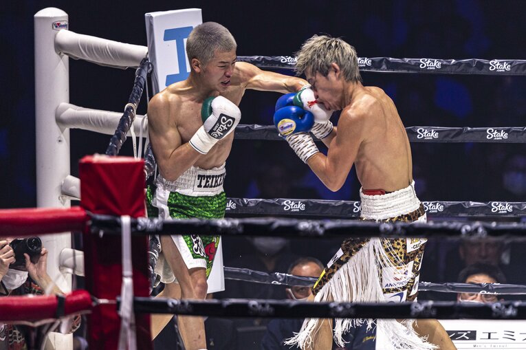 「パンチの筋肉になってきた」ボクサー那須川天心の肉体（1枚目／全3枚）©Takuya Sugiyama